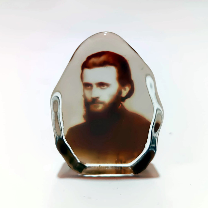 Icoana birou din sticla litografie 9935