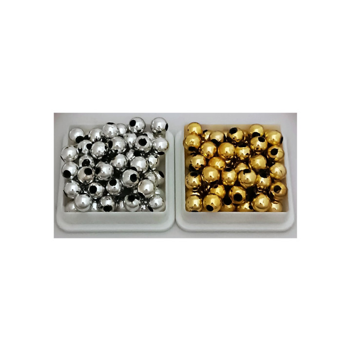 Obiecte bisericesti bile | Margele rotunde de plastic 3mm | 6180