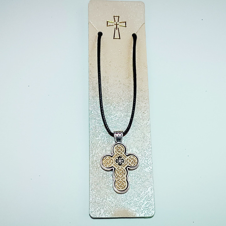 Obiecte bisericesti | Colier cruce lemn | 1859