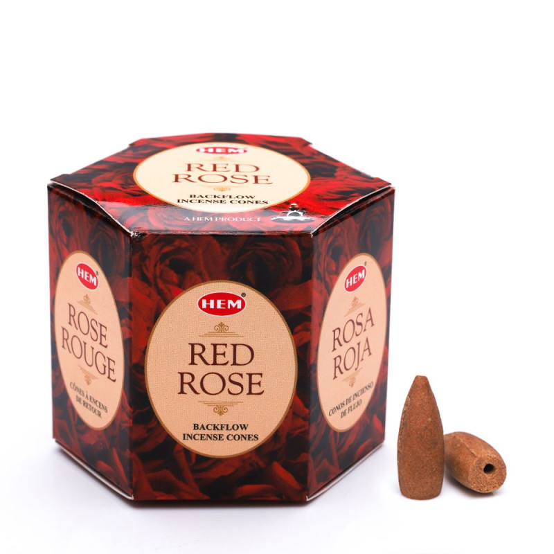 Conuri Hem Red Rose Backﬂow Cone cod 412