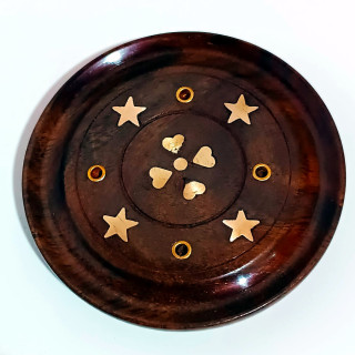 Suporti betisoare parfumate pentru 4 bete parfumate sau 1 con maro 8cm  | 5462