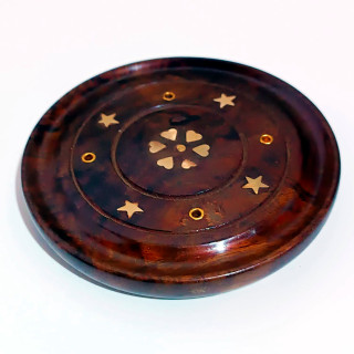 Suporti betisoare parfumate pentru 4 bete parfumate sau 1 con maro 10cm  | 5463