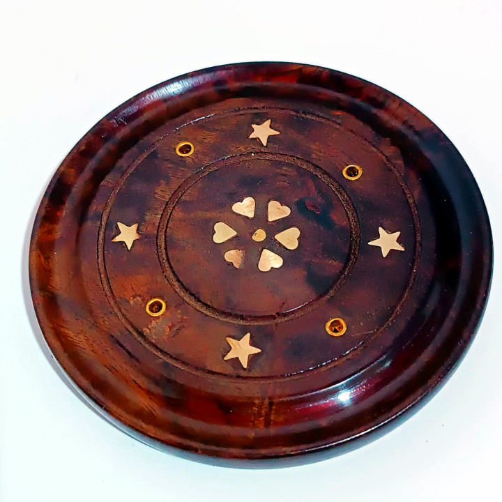 Suporti betisoare parfumate pentru 4 bete parfumate sau 1 con maro 10cm  | 5463