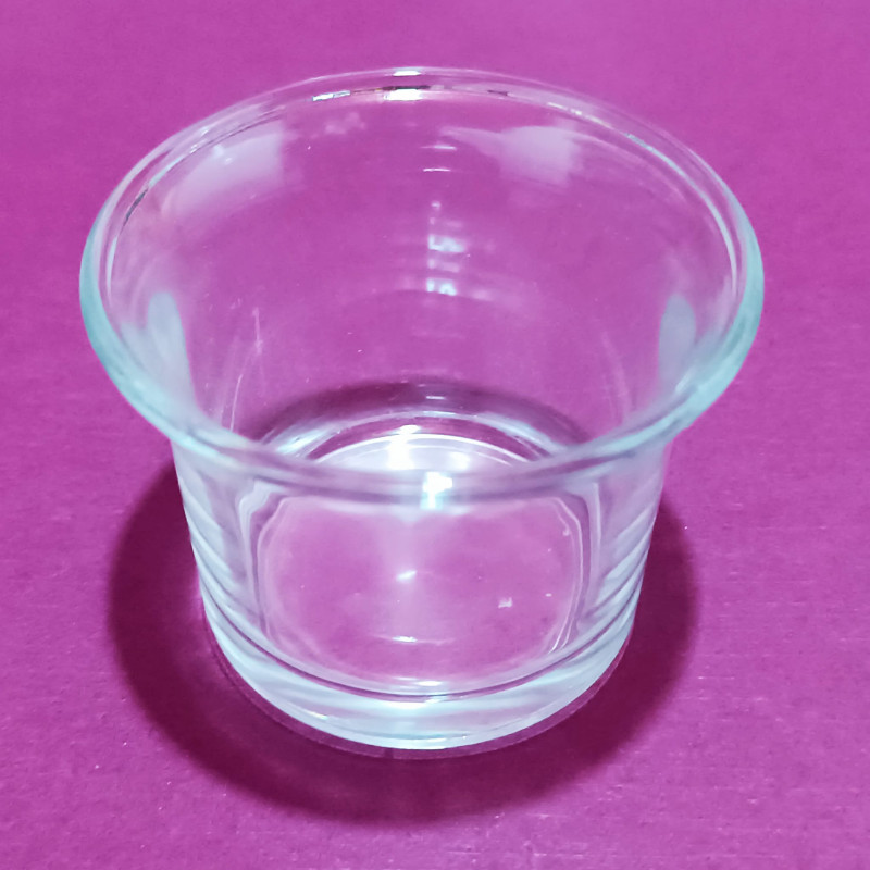 Obiecte bisericesti | Pahar Candela de masa din sticla 4.5cm | 5151