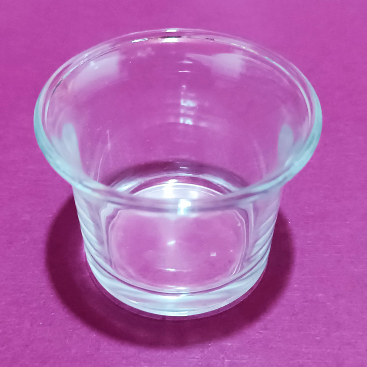 Obiecte bisericesti | Pahar Candela de masa din sticla 4.5cm | 5151