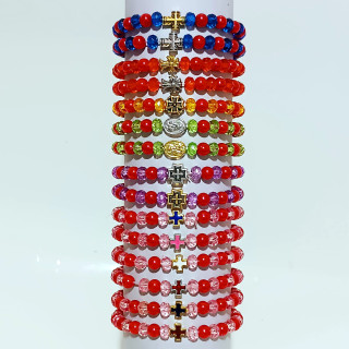 Metanii si bratari religioase | Bratara elastica 33 margele plastic | 1376