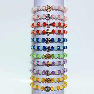 Metanii si bratari religioase | Bratara elastica 28 margele plastic fosforescente | 1379