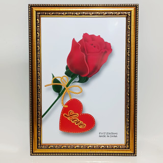 Obiecte bisericesti | Rama foto din profil plastic auriu | 3537