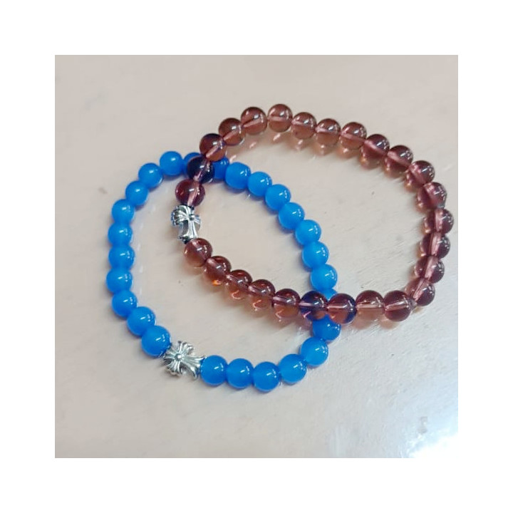 Metanii si bratari religioase | Bratara elastica bile sticla | 1296