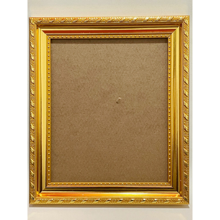 Obiecte bisericesti | Rama foto din plastic auriu | 3505