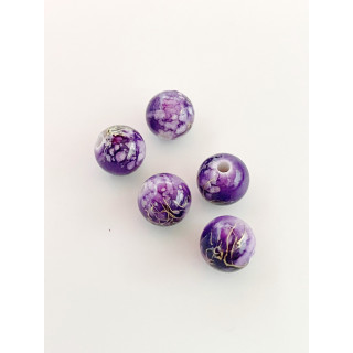 Margele rotunde din plastic fir cupru fi 10mm 6103 set0.5kg