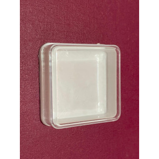 Cutii | Cutii din plastic caseta cu capac detasabil alb si transparent 3.8cm  | 5811