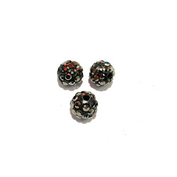 Margele bile Margele bile de trecere din roca pietricele NEGRU si  cod 6565