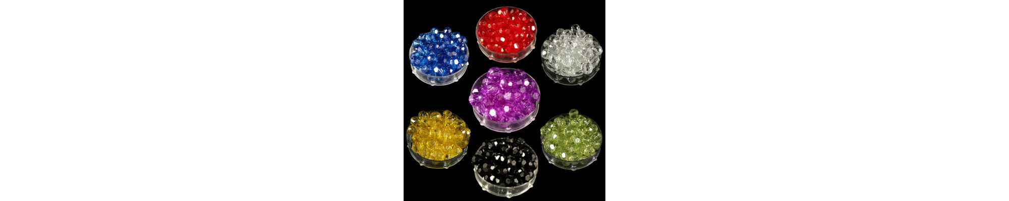 Margele bile fatetate distantiere cruciulite si medalioane trecere